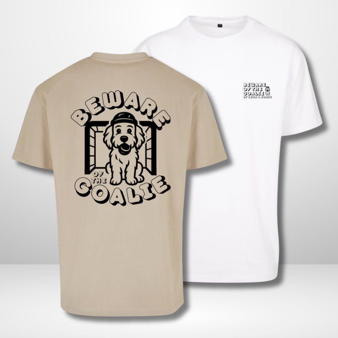 Leon & Bodie Hungerecker "Beware of the Goalie" Oversized Shirt