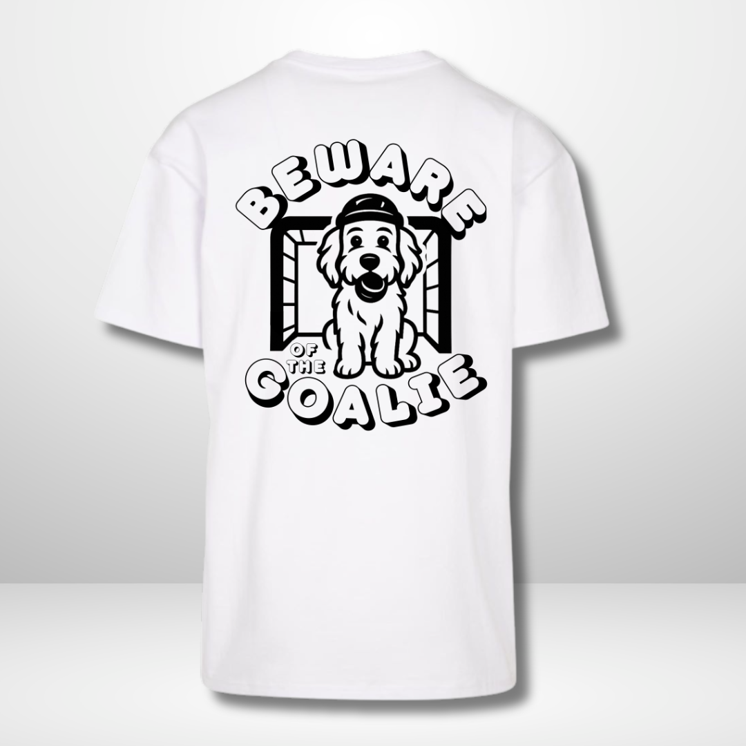 Leon & Bodie Hungerecker "Beware of the Goalie" Oversized Shirt