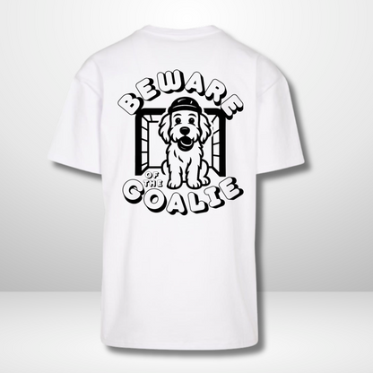 Leon & Bodie Hungerecker "Beware of the Goalie" Oversized Shirt