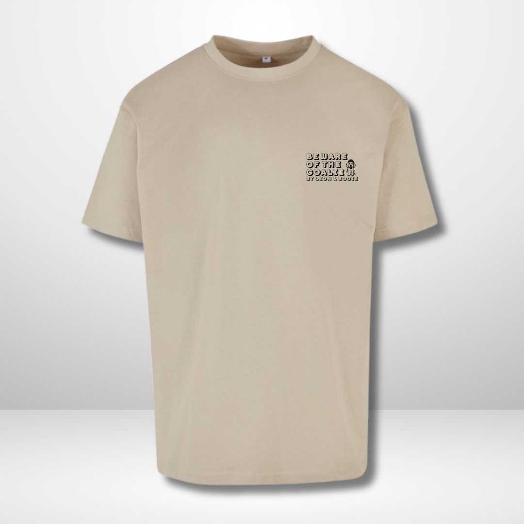 Leon & Bodie Hungerecker "Beware of the Goalie" Oversized Shirt