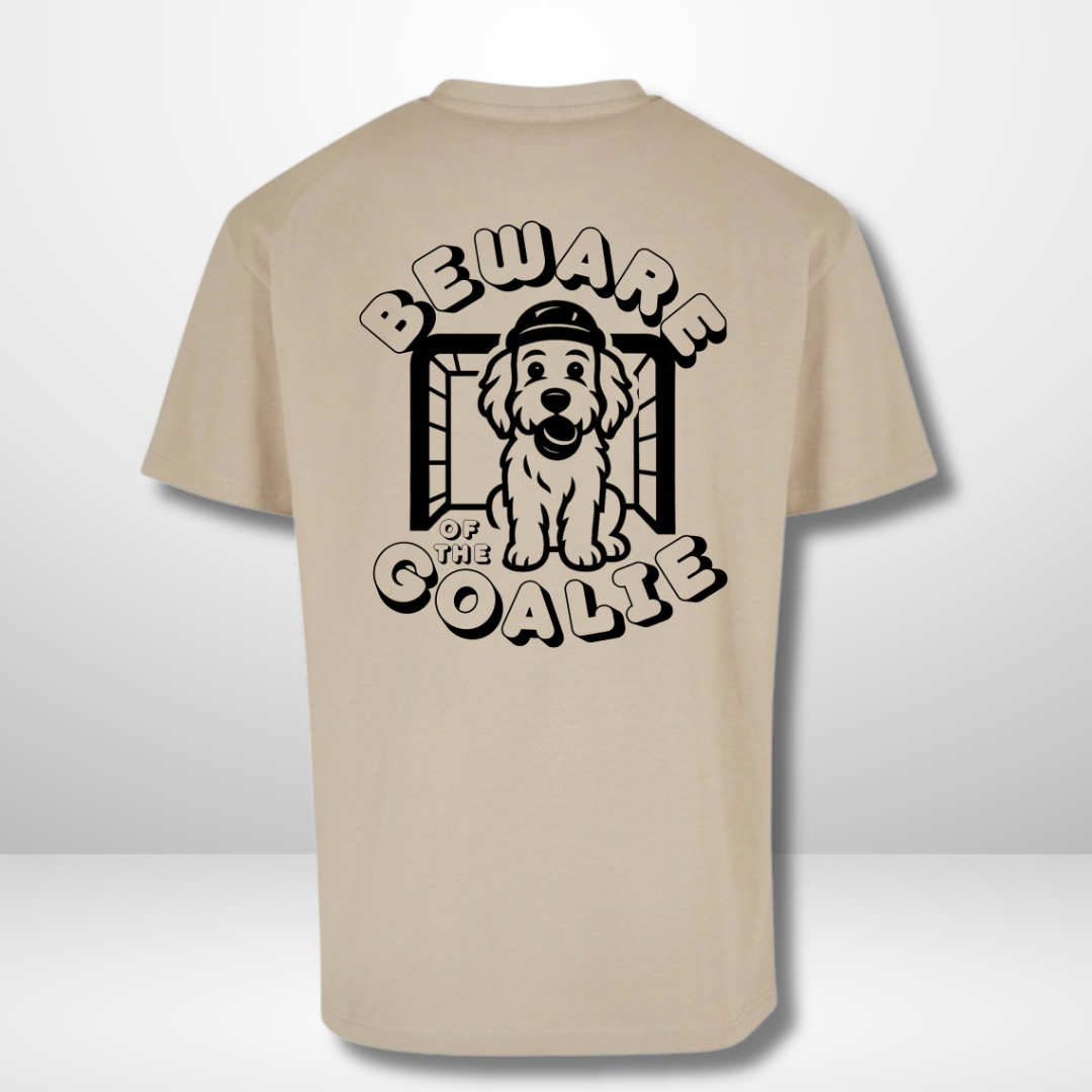 Leon & Bodie Hungerecker "Beware of the Goalie" Oversized Shirt