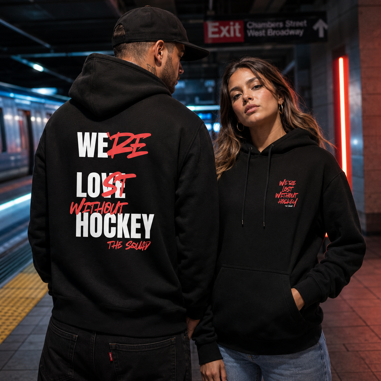 Lost Without Hockey Hoody