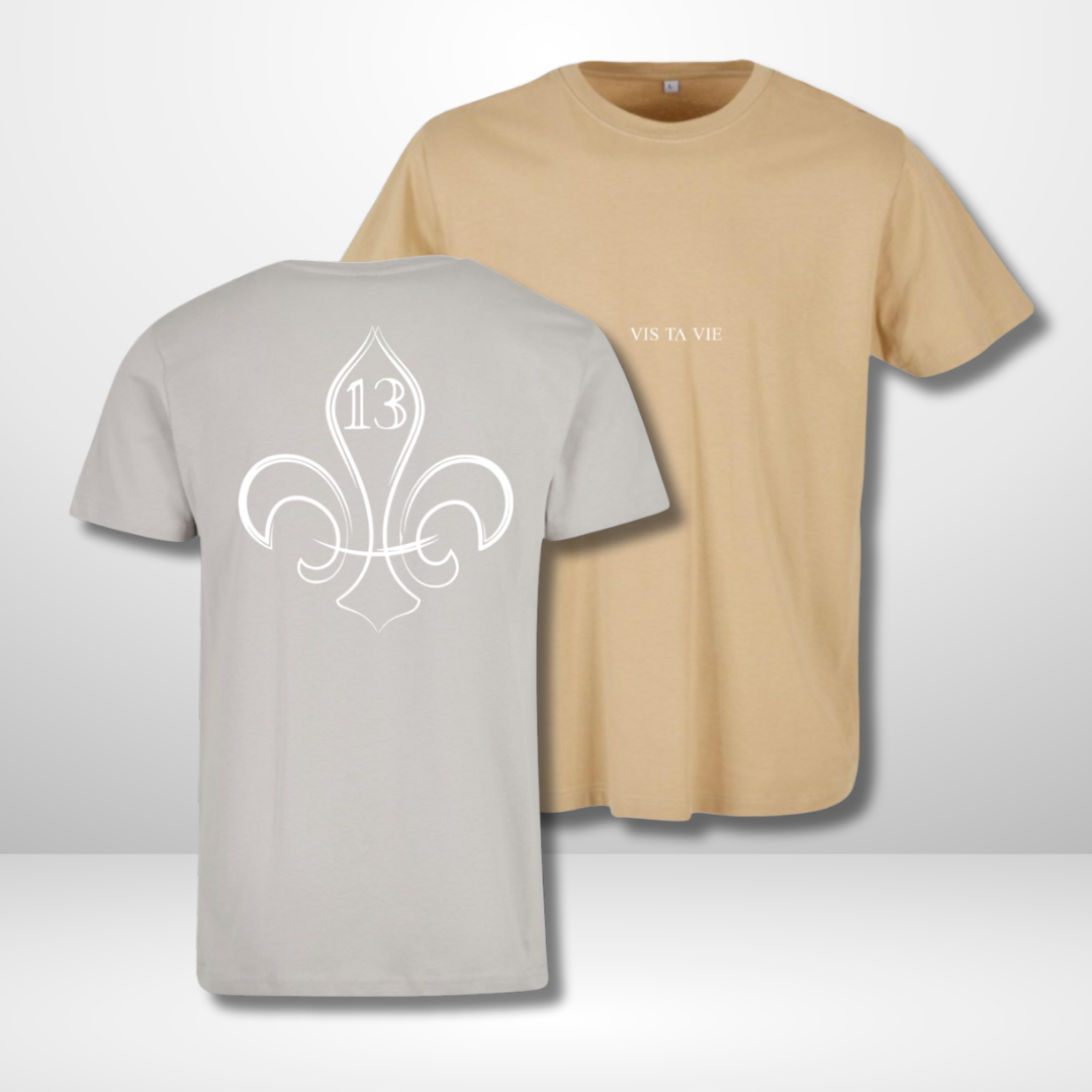Lucas Dumont "VIS TA VIE" Everday T-Shirt in 2 Farben