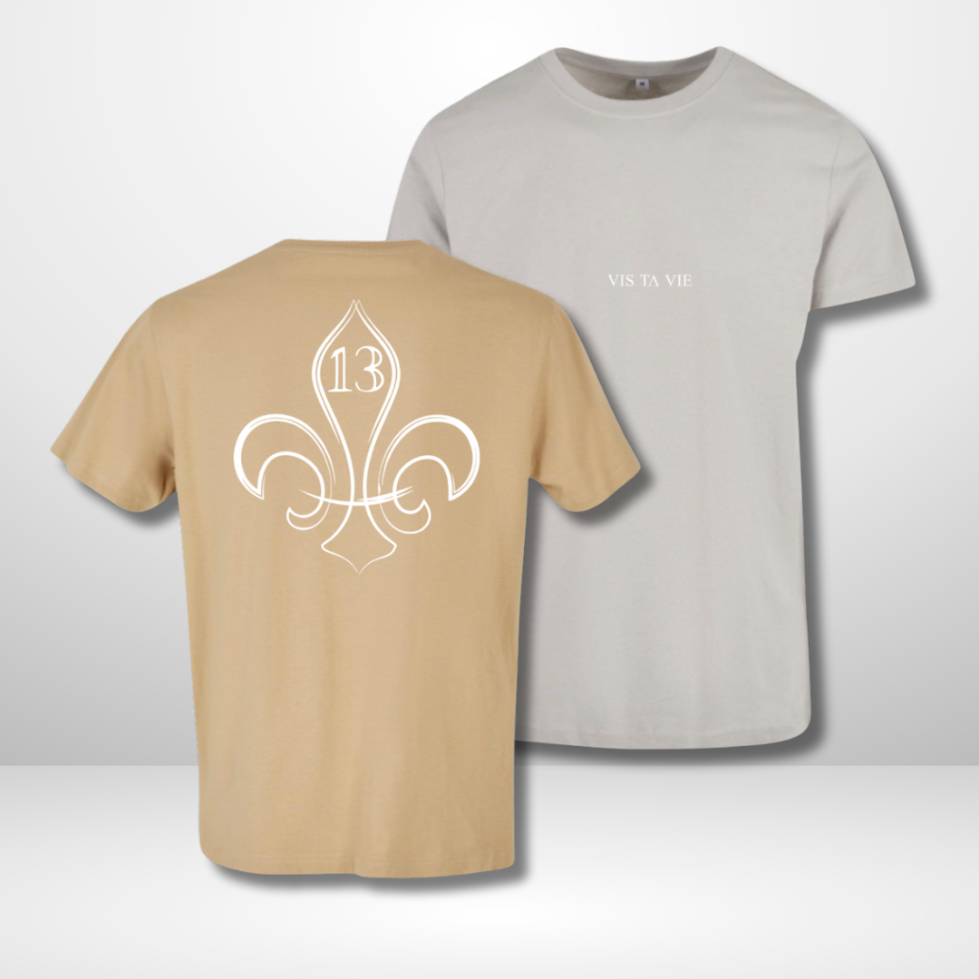 Lucas Dumont "VIS TA VIE" Everday T-Shirt in 2 Farben