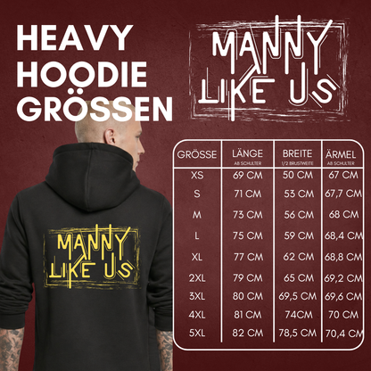 "MANNY LIKE US" Manuel Wiederer X The Squad Heavy Hoody
