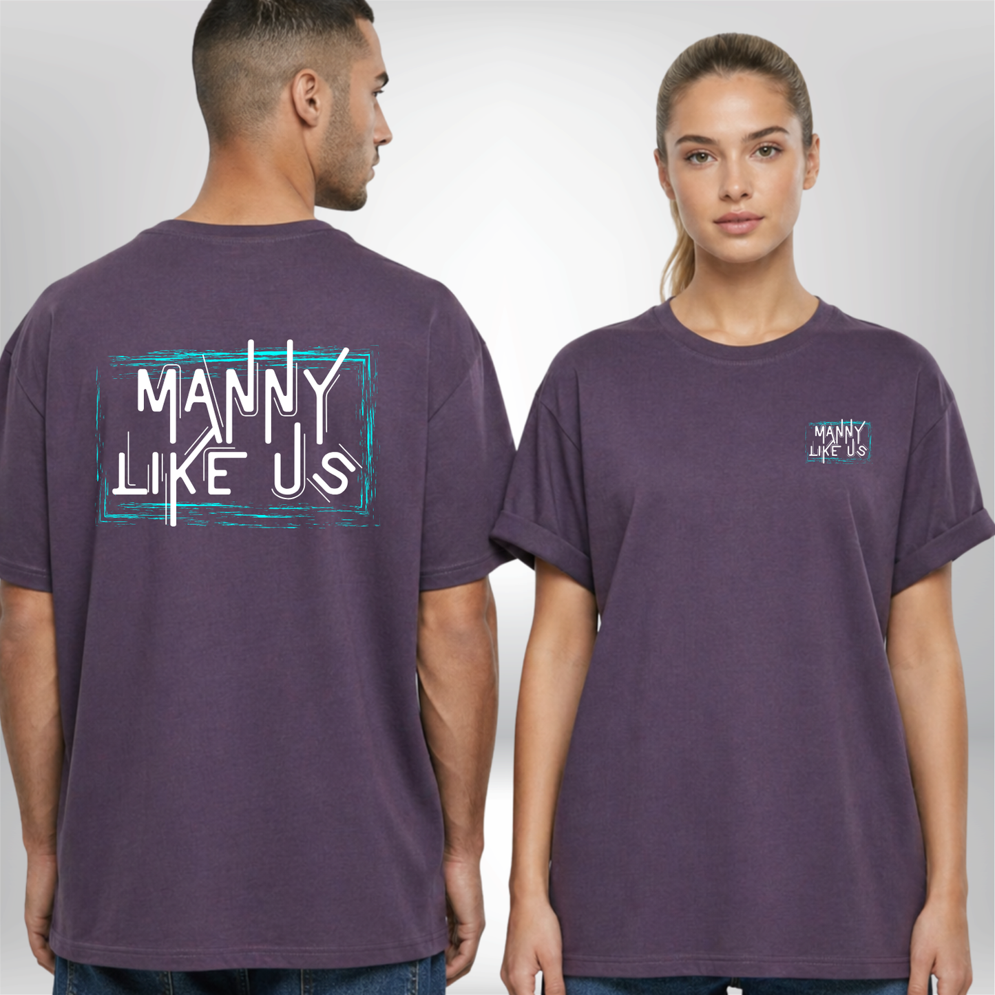 "MANNY LIKE US" Manuel Wiederer X The Squad Heavy Oversized T-Shirt