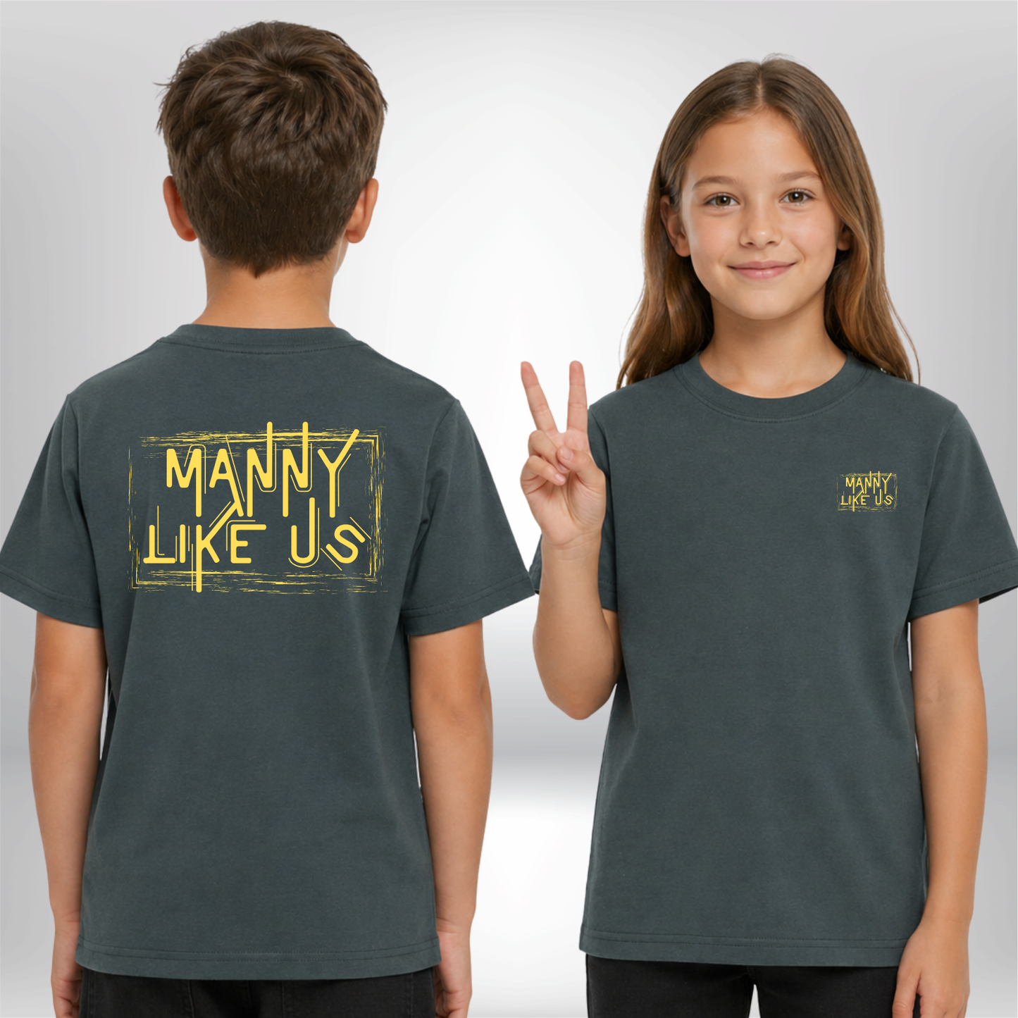 "MANNY LIKE US" Manuel Wiederer X The Squad Kids T-Shirt