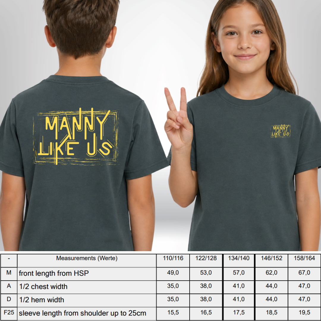 "MANNY LIKE US" Manuel Wiederer X The Squad Kids T-Shirt