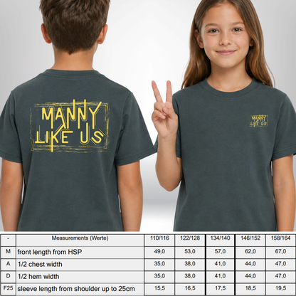 "MANNY LIKE US" Manuel Wiederer X The Squad Kids T-Shirt