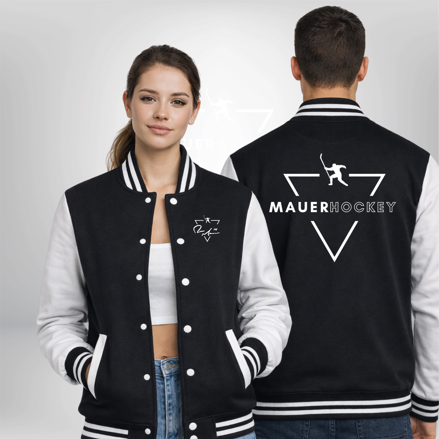 "MAUERHOCKEY" Bundle *Ross Mauermann X The Squad College Jacke + T-Shirt + Armband*