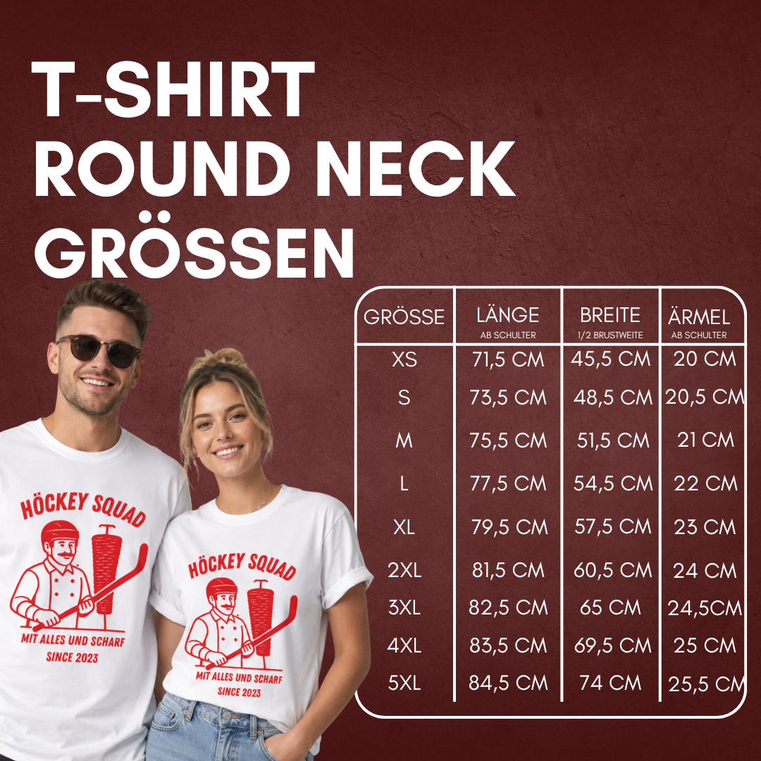 "MIT ALLES UND SCHARF" The Squad Hockey T-Shirt