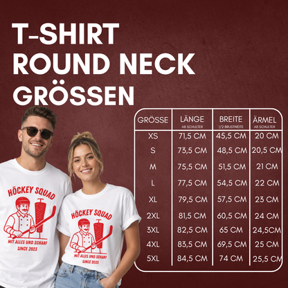 "MIT ALLES UND SCHARF" The Squad Hockey T-Shirt