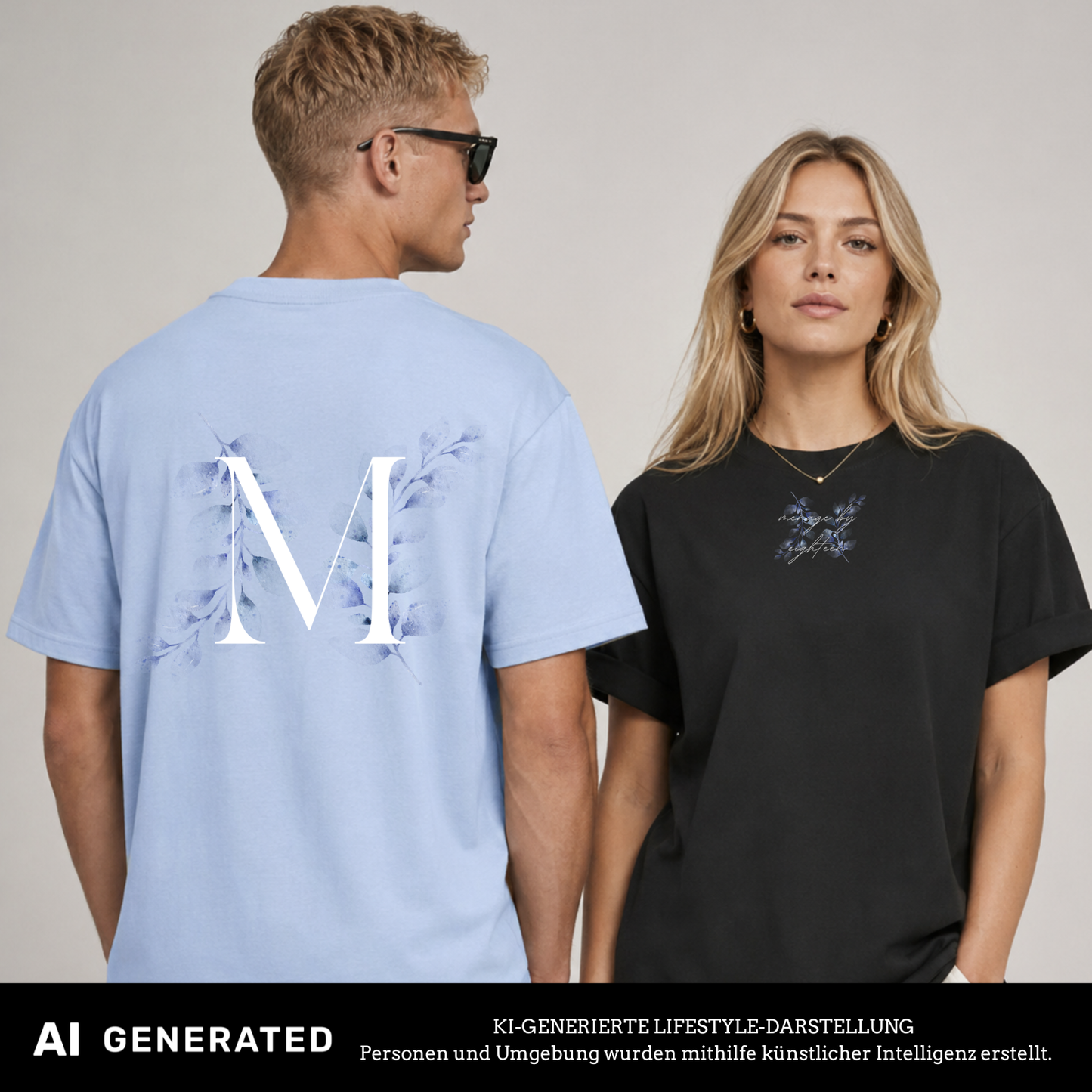 "MÉNAGE BY EIGHTEEN: IN BLOOM" Jonas Müller X The Squad Oversized Shirt