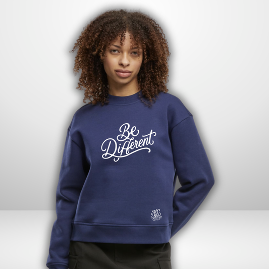 Matt Choupani "be different" Ladies Oversized Crewneck