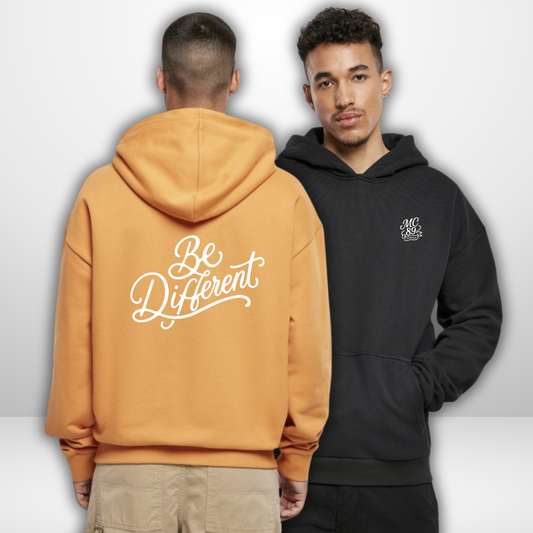Matt Choupani "be different" Ultra Heavy Oversized Hoodie in 2 Farben