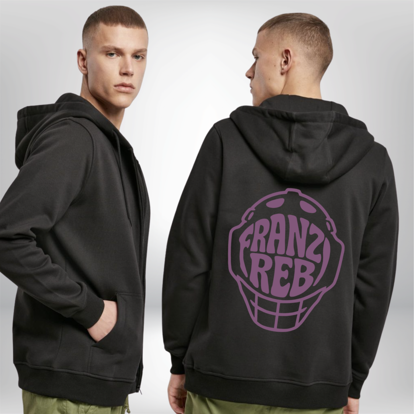 Maxi Franzreb "Behind the Mask" Zip Hoody in 2 Farben