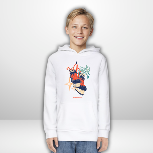 "Under the Mistletoe" Kids Hoodie