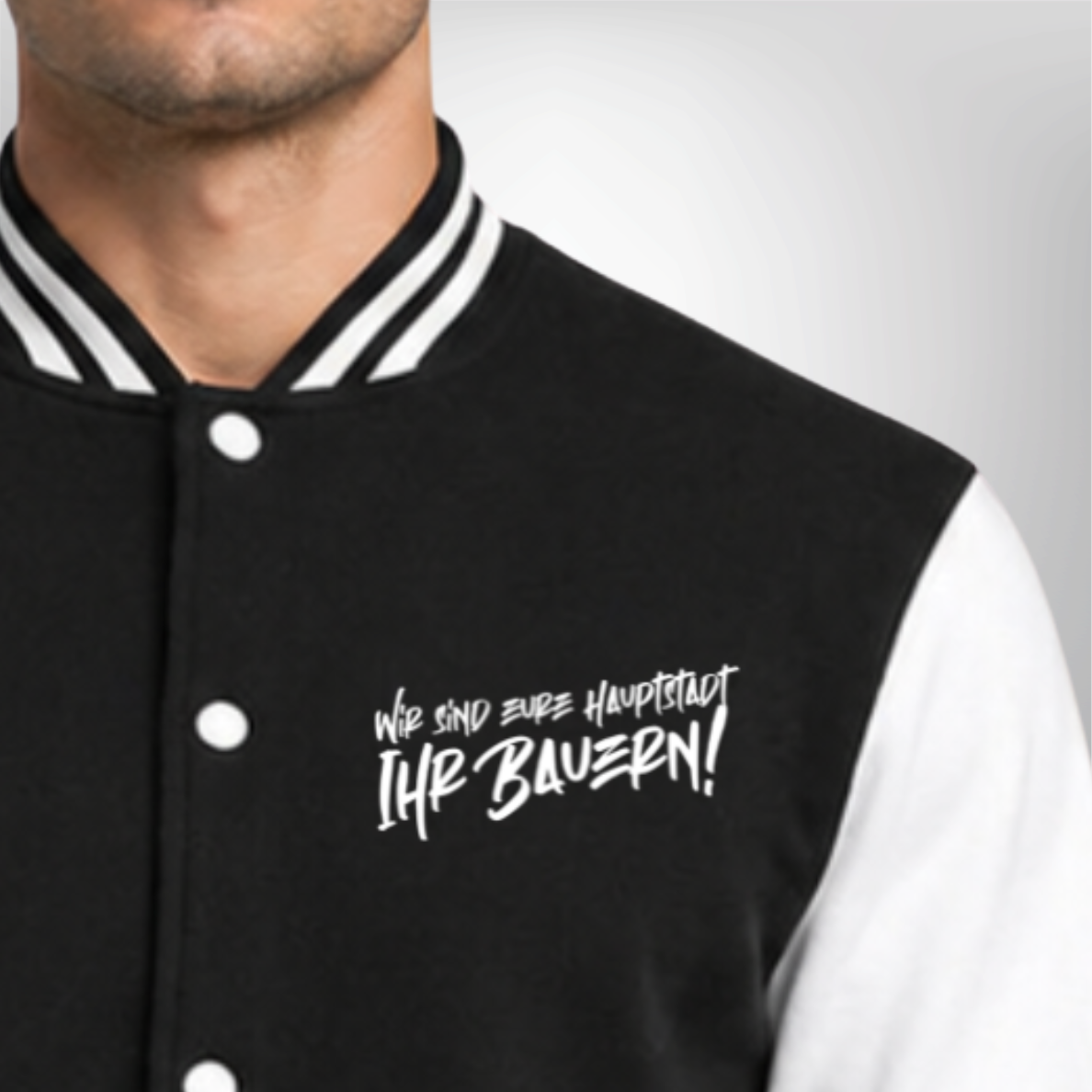 "WIR SIND EURE HAUPTSTADT" Broken Sticks X The Squad Varsity / College Jacke