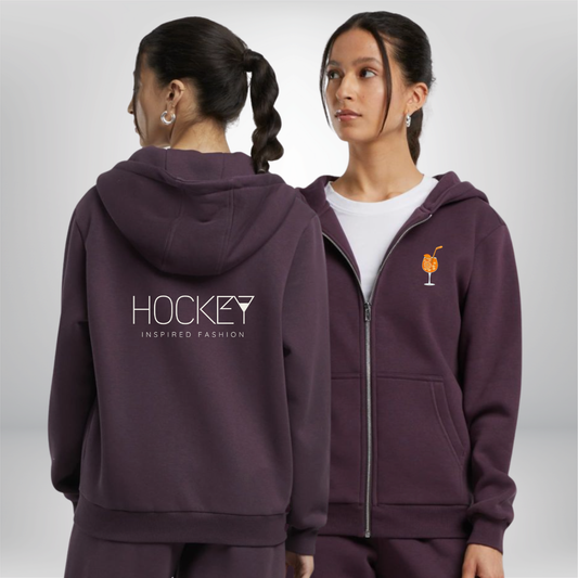 "NIGHT SHIFT" 🧡🏒🍹The Squad Ladies Zip Hoody