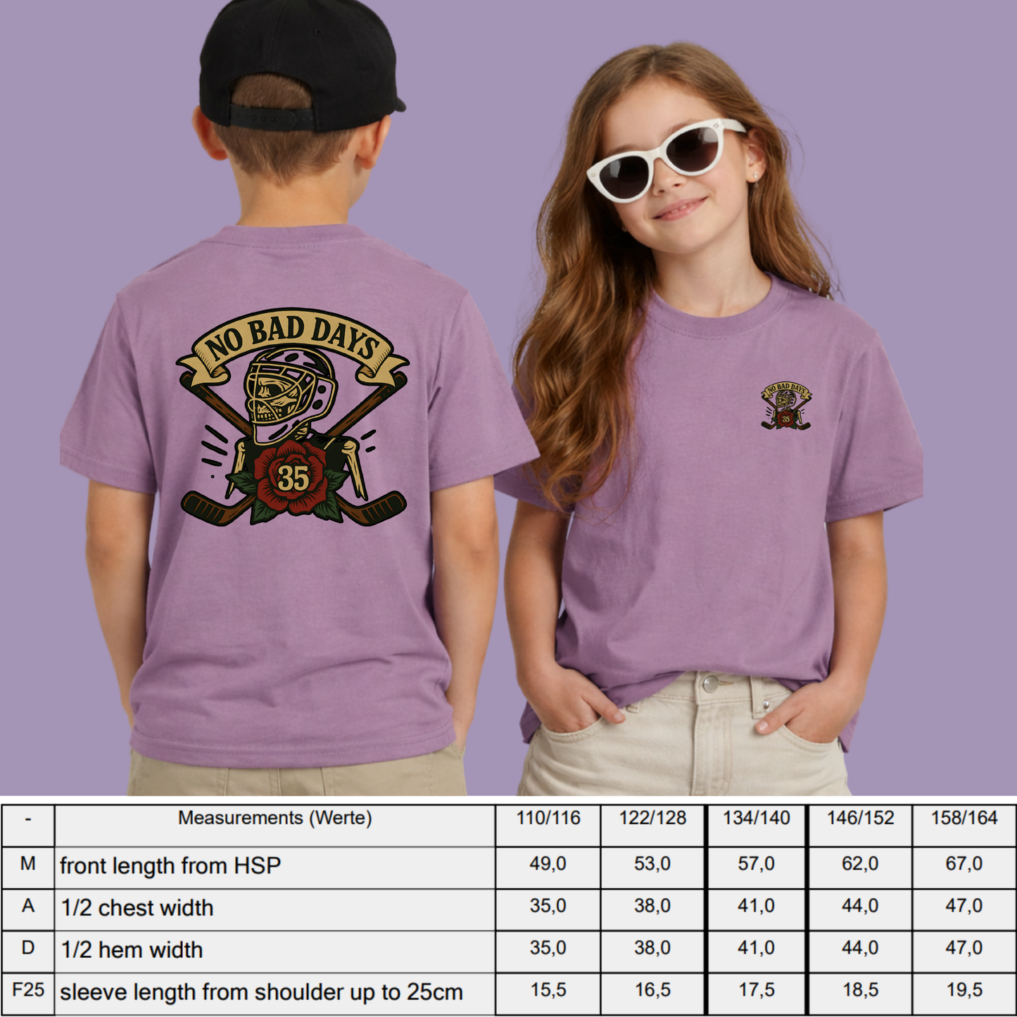 "NO BAD DAYS" Jerry Kuhn X The Squad Kids Shirt
