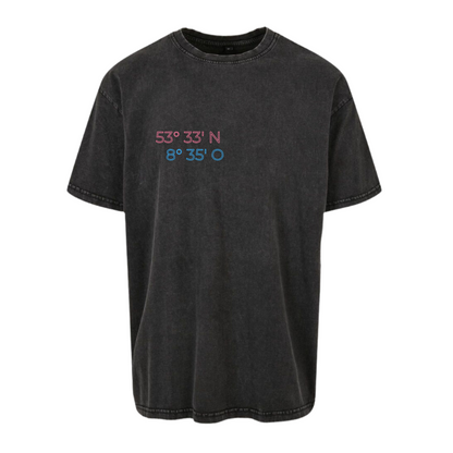 The Squad "Weite Reise" Acid Washed Oversize T-Shirt