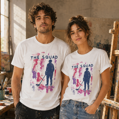 "PAINTED SHIFT" The Squad Hockey T-Shirt