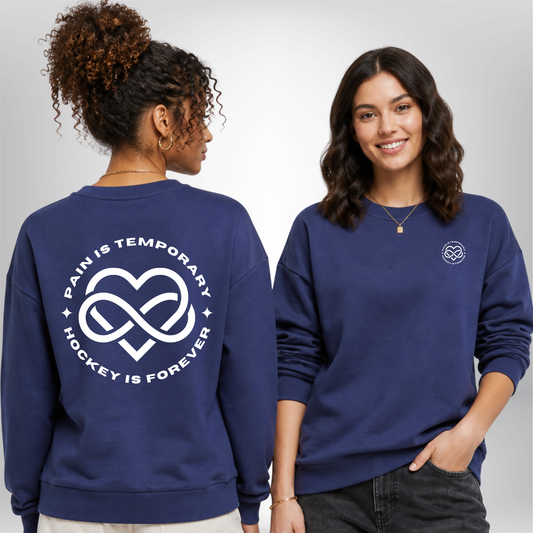 "PAIN IS TEMPORARY" The Squad Ladies Crewneck