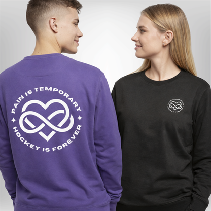"PAIN IS TEMPORARY" The Squad Sweatshirt in 2 Farben