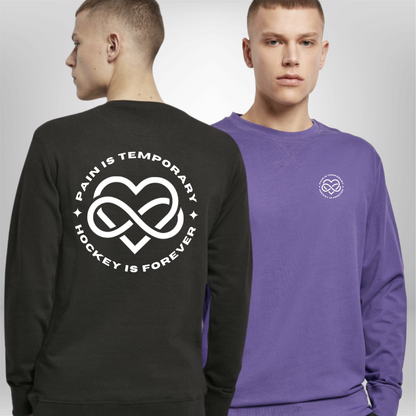 "PAIN IS TEMPORARY" The Squad Sweatshirt in 2 Farben