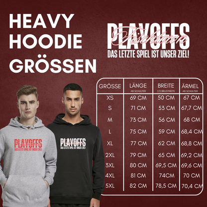 PINGUINS PODCAST X THE SQUAD "das letzte spiel ist unser ziel" Heavy Hoody in 2 Farben