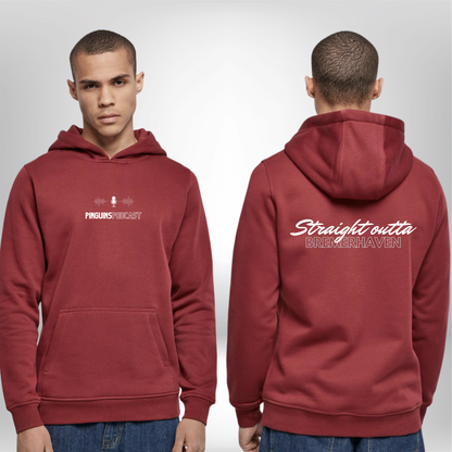PINGUINS PODCAST x THE SQUAD "straight outta bremerhaven" Heavy Hoody in 2 Farben