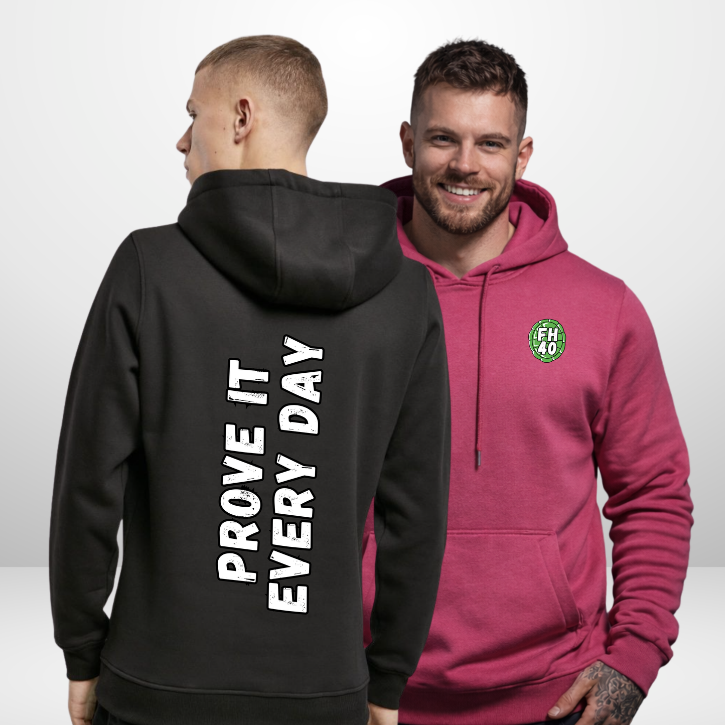 "PROVE IT EVERY DAY" Fabian Hegmann X The Squad Heavy Hoodie in 2 Farben
