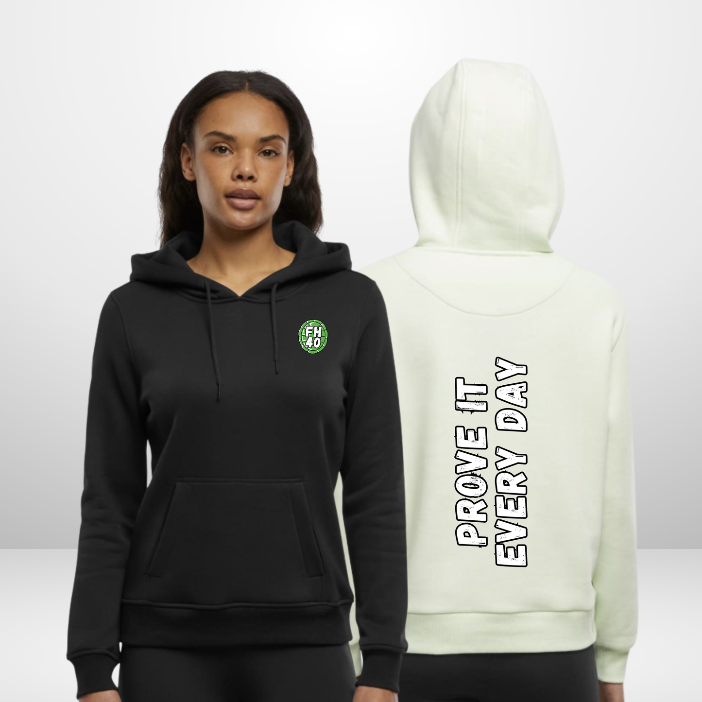 "PROVE IT EVERY DAY" Fabian Hegmann X The Squad  * Ladies Heavy Hoody in 2 Farben