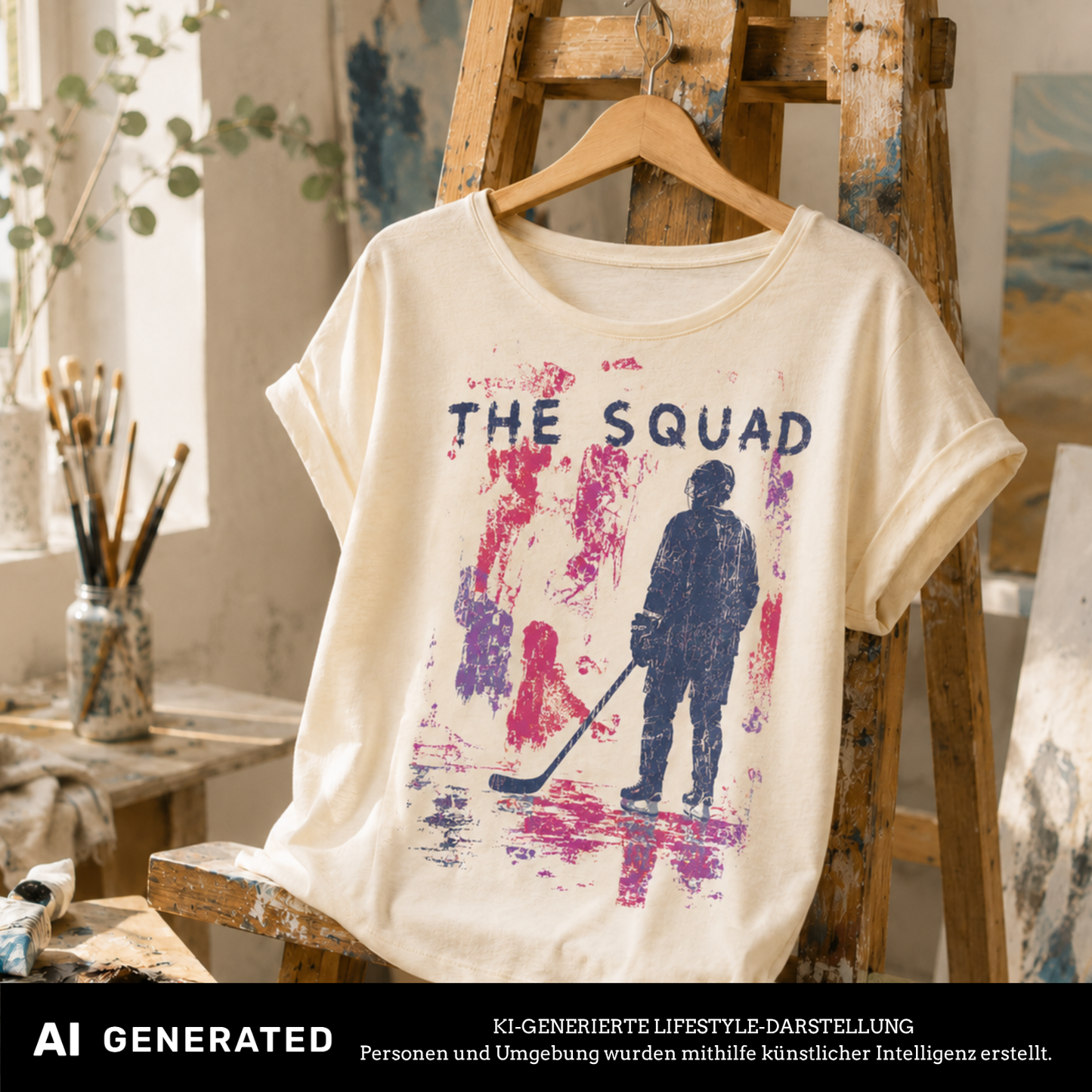 Painted Shift Ladies Shirt
