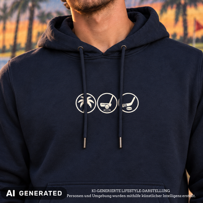 Palms.Putts.Pucks. Hoody Les Lancaster X The Squad