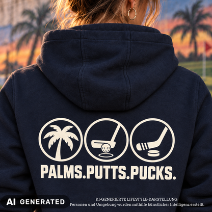 Palms.Putts.Pucks. Hoody Les Lancaster X The Squad