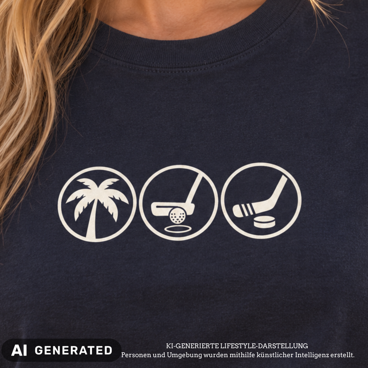 Palms.Putts.Pucks. Shirt Les Lancaster X The Squad