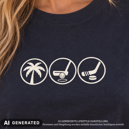 Palms.Putts.Pucks. Shirt Les Lancaster X The Squad