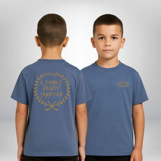 Philip Ziesche "A Hockey Family Tradition" Kids T-Shirt