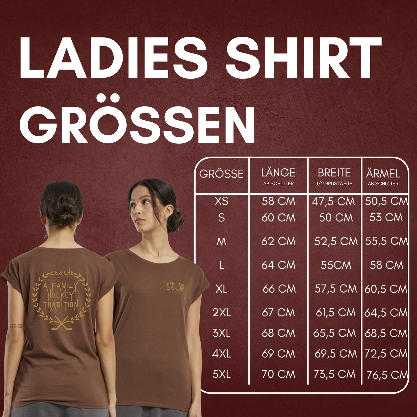 Philip Ziesche "A Hockey Family Tradition" Ladies Shirt