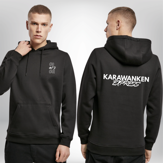 PINGUINS PODCAST x THE SQUAD "karawankenexpress" Heavy Hoody in 2 Farben