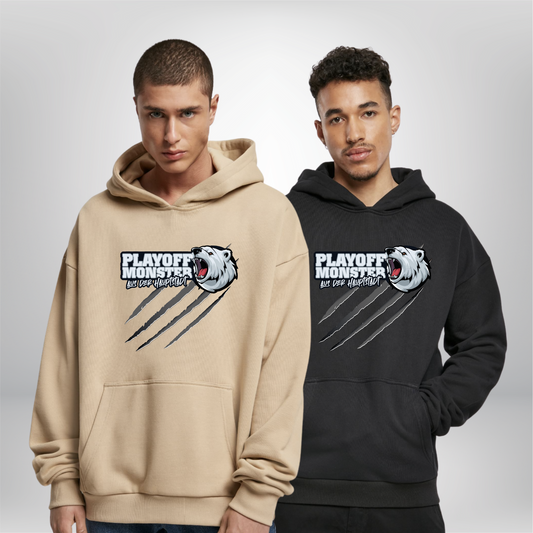 "Playoff Monster" Oversized Hoodie in 2 Farben