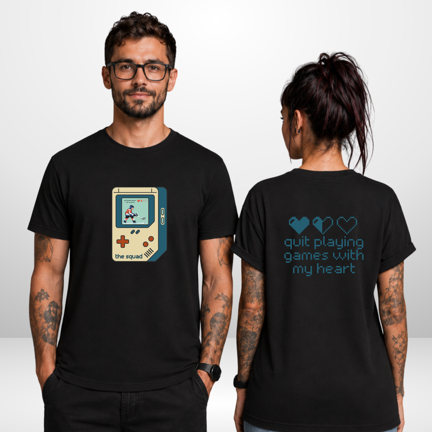 "QUIT PLAYING GAMES" The Squad Hockey T-Shirt