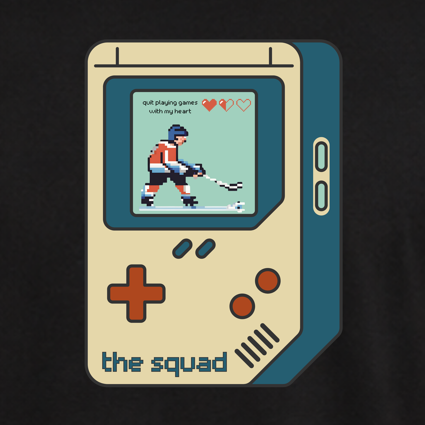 "QUIT PLAYING GAMES" The Squad Hockey T-Shirt