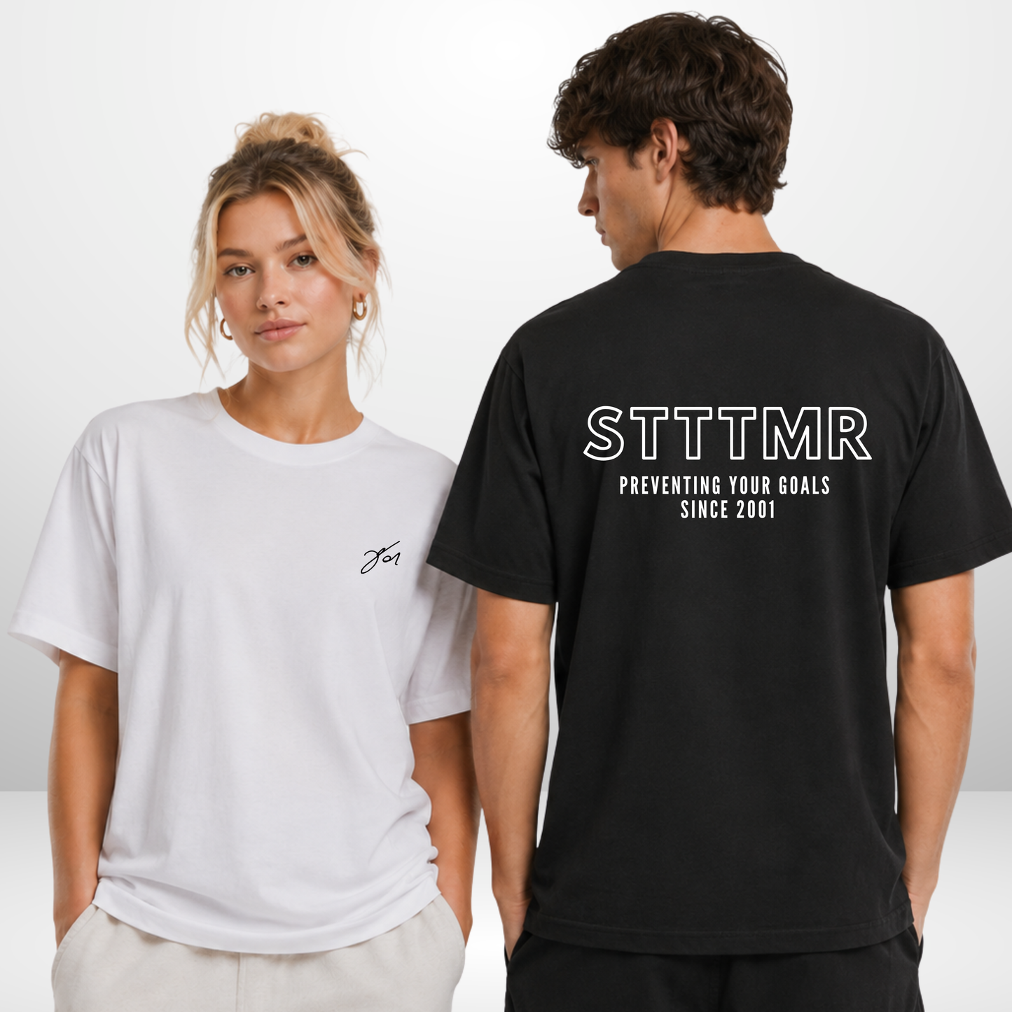 "STTTMR SIGNATURE" Jonas Stettmer X The Squad T-Shirt in 2 Farben