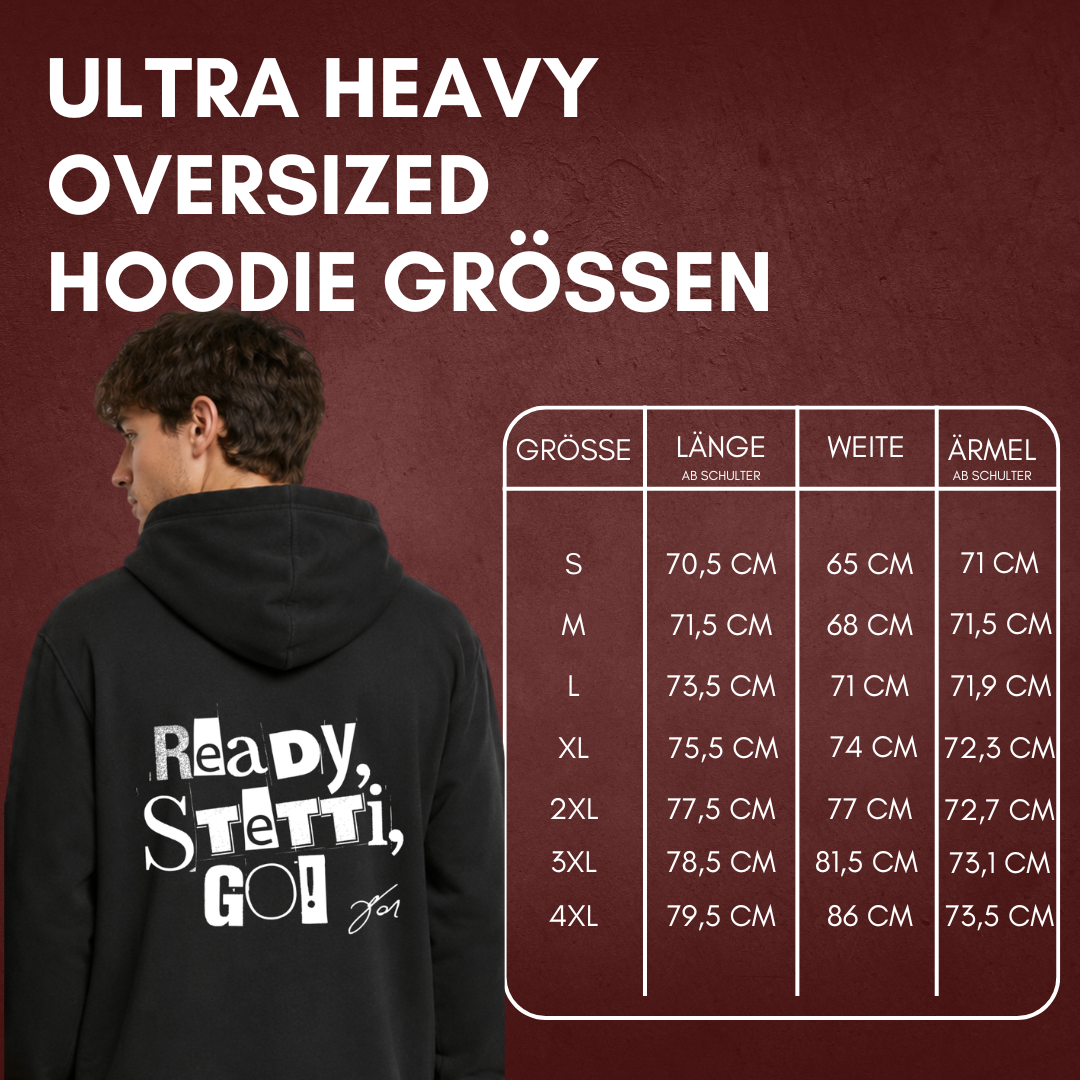 "READY, STETTI, GO!" Jonas Stettmer X The Squad Ultra Heavy Regular Hoody