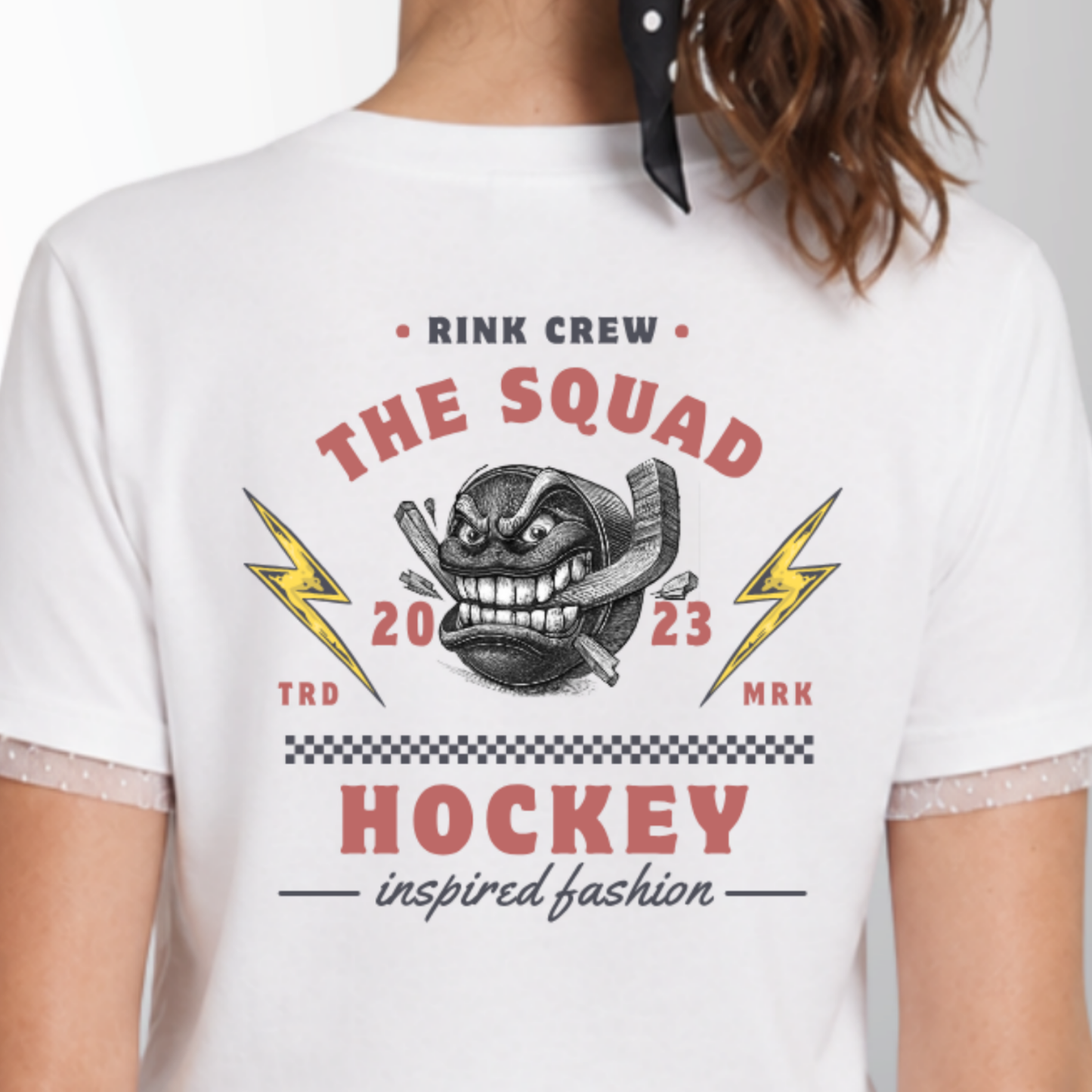 "RETRO RINK CREW" The Squad Hockey Ladies Shirt
