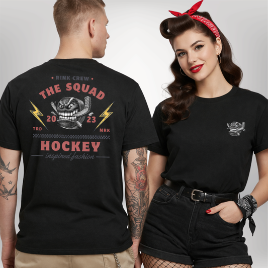 "RETRO RINK CREW" The Squad T-Shirt