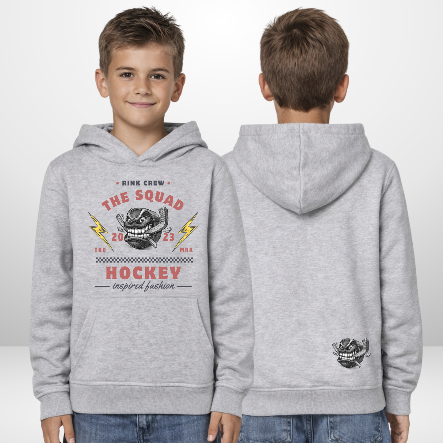 "RINK CREW" The Squad Kids Hoody