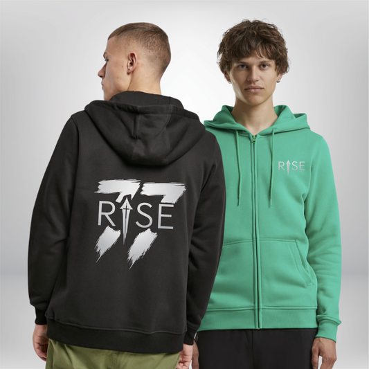 "RISE UP" Zip Hoodie in 2 Farben * Robbie Czarnik x The Squad *